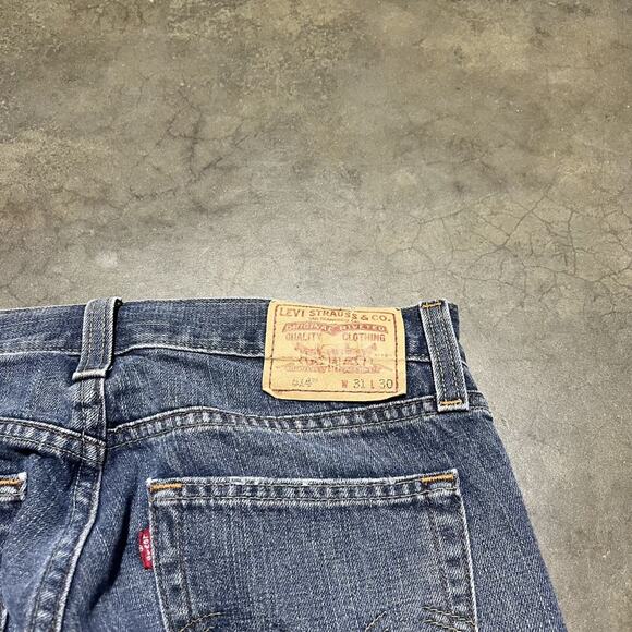 Vintage Y2k Levi's 514 Slim Straight Leg Jeans 31x30 - Picture 3 of 5